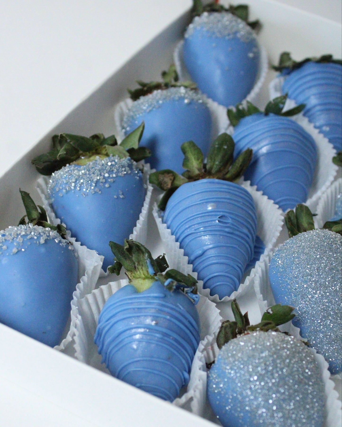 Blue Blossoms │Fresas con chocolate - MOTIVOS
