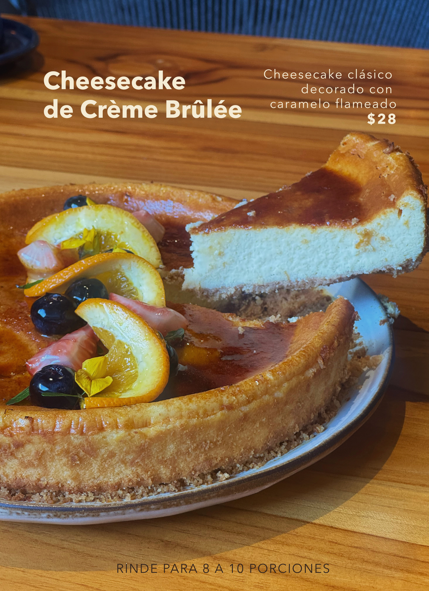 Cheesecake de Crème Brûlée - MOTIVOS