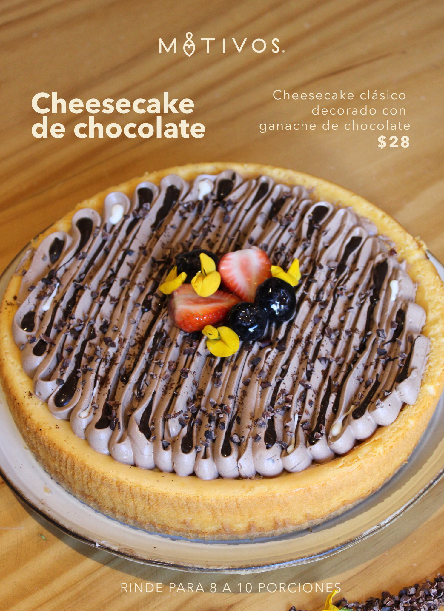 Cheesecake de Chocolate - MOTIVOS