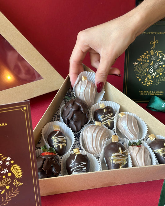 Berry Christmas Box| Fresas con chocolate