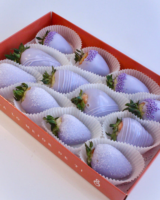 Lilac Blossoms │Fresas cubiertas con chocolate - 1800 Motivos