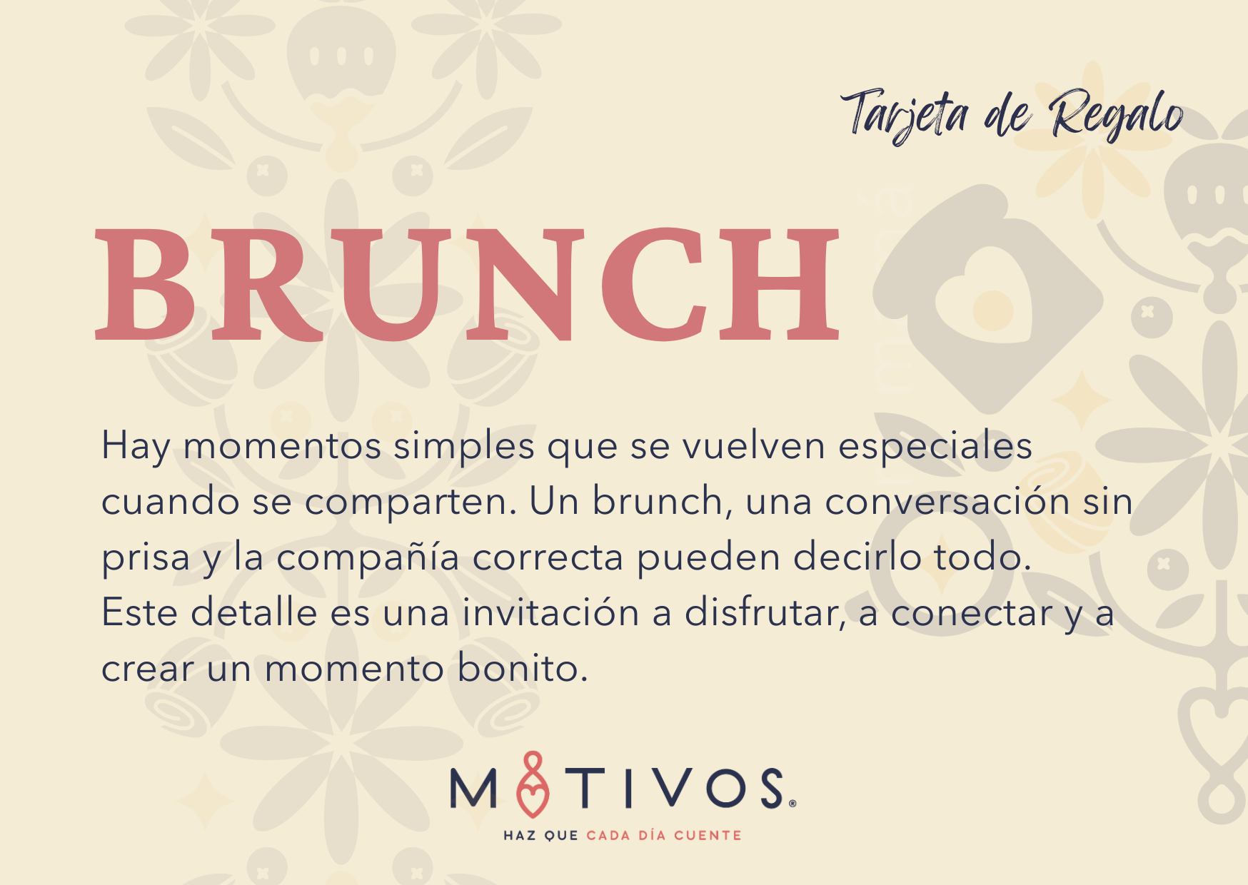 Certificado de Regalo - MOTIVOS