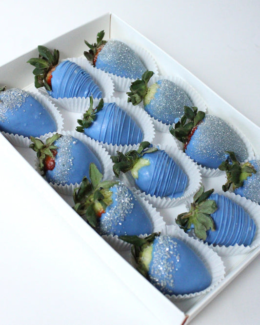 Blue Blossoms │Fresas con chocolate